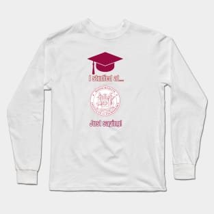 MIT University T-Shirt, college apparel, unisex t-shirts, university t-shirts, alumni clothing, Massachusetts Institute of Technology, gifts Long Sleeve T-Shirt